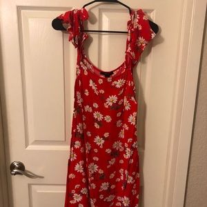 Forever 21 Red flower dress